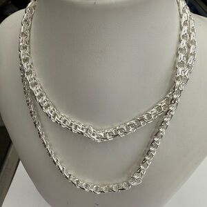 925 Sterling Silver chino chain 28 inches